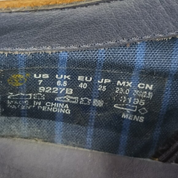 Timberland Earthkeepers Sensorflex Technology Oxford Wing Tip Blue Men US 7 - Picture 13 of 13